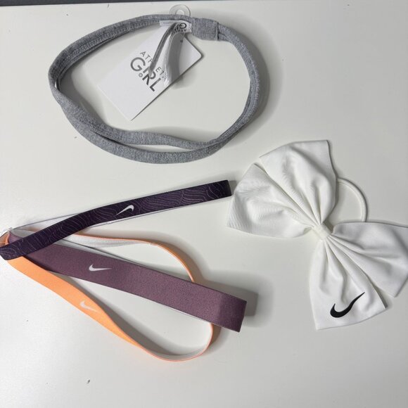 Nike Other - ATHLETA GIRL & NIKE girls headbands & accessories